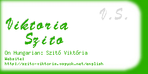 viktoria szito business card